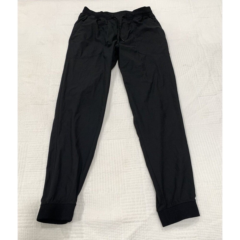 Lululemon ABC Jogger Pants Mens Medium Tall Black Warpstreme Performance Stretch